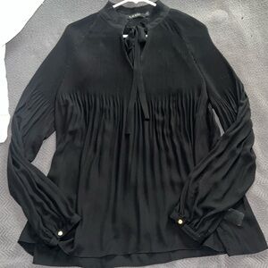 Ralph Lauren Black flow blouse size XXL